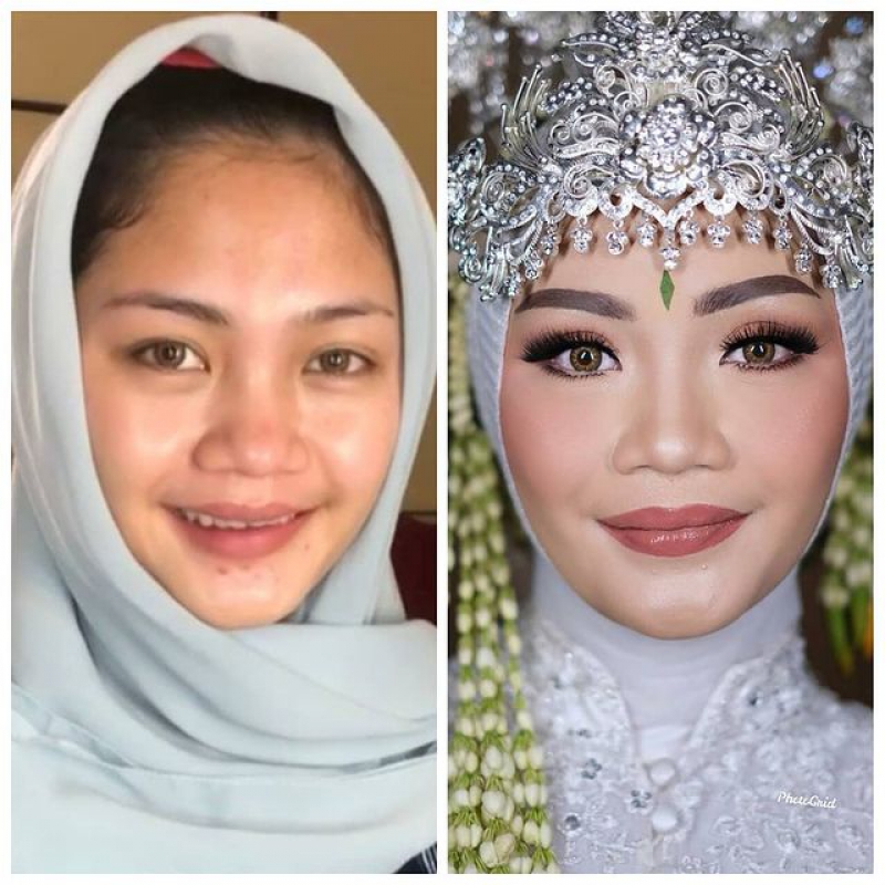 Ka Shella Before And After Make Up 