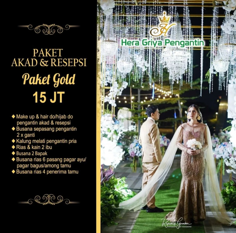 Hera Griya Pengantin  Menyediakan :
  