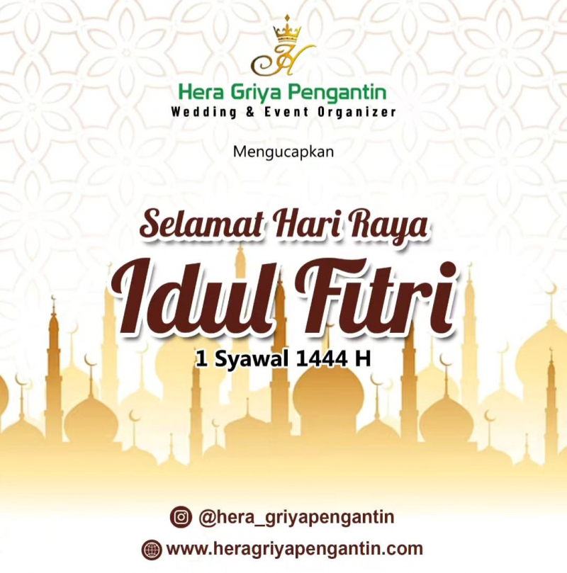 Hera Griya Pengantin Mengucapkan Selamat Hari Raya 