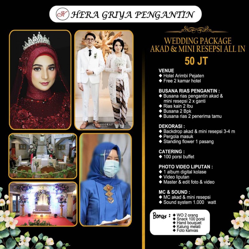 Hera Griya Pengantin Juga Ada Paket Akad 