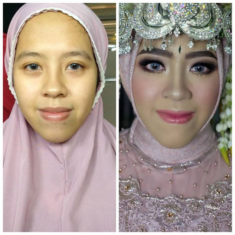 Pipi Before And After Make Up @ 